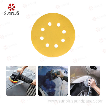 Gold Paper Sanding Disc Car Sandpaper Abrasives